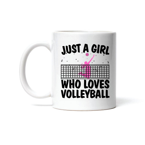 Cute Volleyball Player Gift Idea For Teen Girls Women Coach 11oz 15oz White Coffee Mug Cute Volleyball Player Gift Idea For Teen Girls Women Coach 11oz 15oz White Coffee Mug