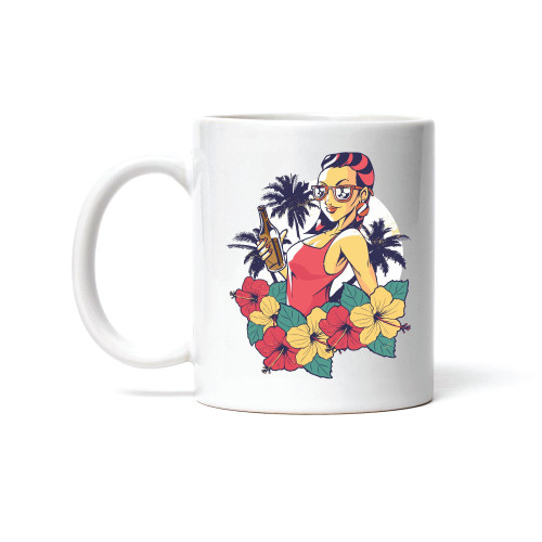 Uniquely Designed Beer Gift A Cool Treat for Stylish Drink Lovers 11oz 15oz White Coffee Mug