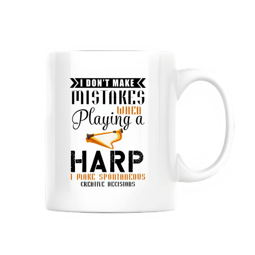 Harp Players Music Lovers Humor Sarcasm Gift Idea 11oz 15oz White Coffee Mug Harp Players Music Lovers Humor Sarcasm Gift Idea 11oz 15oz White Coffee Mug