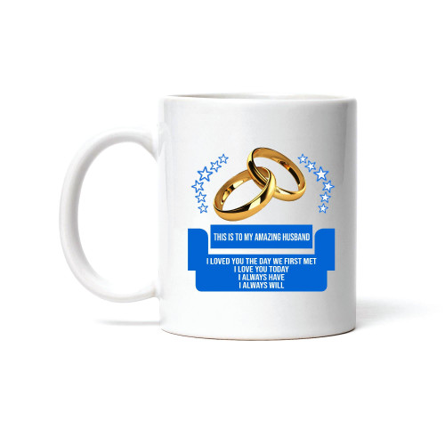 Husband Gift Heat Changing Mug Love Gifts for Him 11oz 15oz White Coffee Mug Husband Gift Heat Changing Mug Love Gifts for Him 11oz 15oz White Coffee Mug