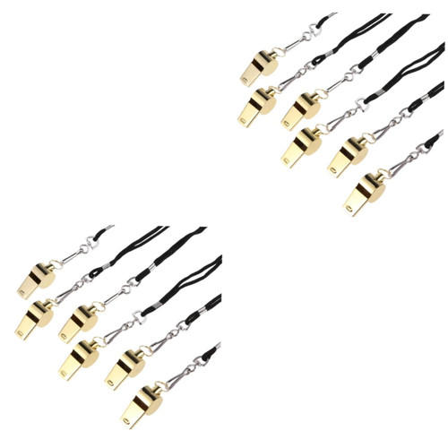 12 PCS loud whistle loud emergency whistle metal whistle Stainless steel survival whistle