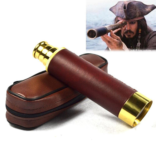 Telescope Retro Brass Pirate Monocular 25x30 Zoomable Collapsible Vintage Monocular Mini Telescope Monocular for View Watching Games Travel Hiking Hunting Telescope Retro Brass Pirate Monocular 25x30 Zoomable Collapsible Vintage Monocular Mini Telescope Monocular for View Watching Games Travel Hiking Hunting