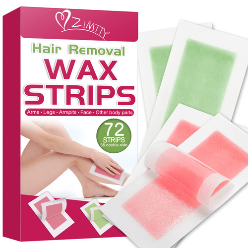 Zimtty Wax Strips 72 Counts, Wax Strips for Hair Removal, Body Waxing Strips, Waxing Kit for Women & Men, At Home Hair Removal Wax Strips for Arms, Armpit, Legs, Face, Underarms and Bikini Area Zimtty Wax Strips 72 Counts, Wax Strips for Hair Removal, Body Waxing Strips, Waxing Kit for Women & Men, At Home Hair Removal Wax Strips for Arms, Armpit, Legs, Face, Underarms and Bikini Area