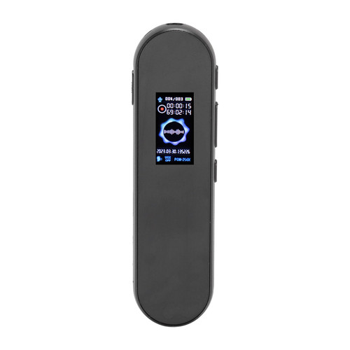 Digital Voice Recorder, Noise Reduction MP3 Recorder Portable Voice Activated Recording Device Easy Operation, for Lectures Meetings Interviews (8GB Memory)