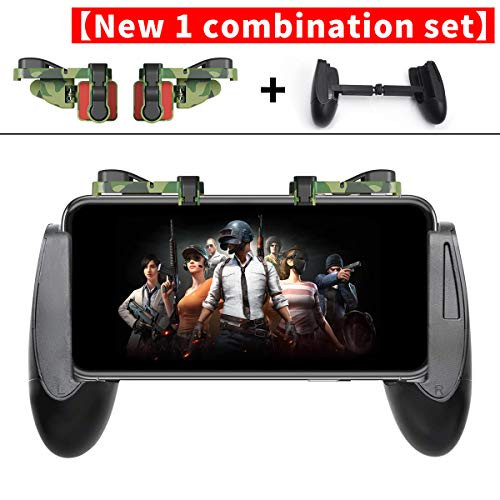 Mobile Game Controller Gamepad Compatible with PUBG Mobile/Compatible with Fortnitee Mobile for iPhone/Android, IFYOO Z108 Sensitive Shoot and Aim Triggers for L1R1 with Gaming Grip