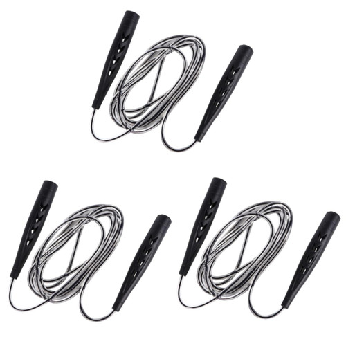 CLISPEED 3 Pcs Workout Jump Rope Women Skipping Rope Sports Exam Jump Rope Sports Exericise Jump Rope Adjustable Skipping Rope Exercise Jump Rope Fitness Skipping Rope Handle