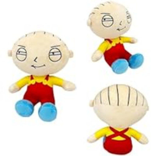 PuPLUM Plush Figures - Family Stewie Puppy Brian Soft and Huggable Cartoon Role Guy Griffin Character Toy (Stewie)