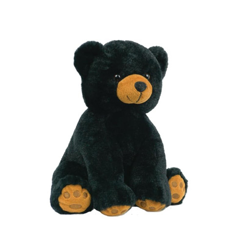 Black Bear 16-Inch Plush Toy - Stuffed Teddy Bear Animal Plushie for Kids, Huggable & Cuddly Soft Companion, for Little Ones!