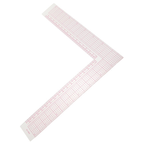 SEWOART L-Shaped Sewing Ruler L Square Ruler for Sewing L Shape Right Angle Ruler Sewing Ruler for Tailor Sewing Tools Sewing Ruler for Fabric 90 Degree Ruler Metal Measuring Tool Scale