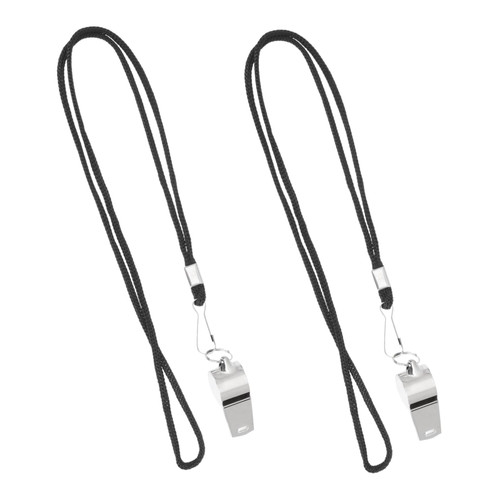 BESPORTBLE 6 Pcs Lanyard Whistle pe Teacher Whistle Vintage Whistle Outdoor Metal Whistle Toy Sports Whistle Referee Whistle Whistles with Lanyard Kids Football Toys Kayak Nylon on Foot Child