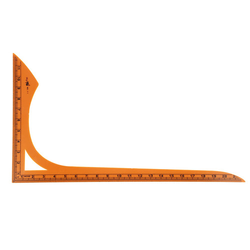 Curved Ruler Plastic Sewing Ruler L- Square Curve Ruler Sewing Measure Tailor Ruler Clear Sewing Ruler for Tailor Craft Tool Drawing Measuring Supplies Curved Ruler Sewing