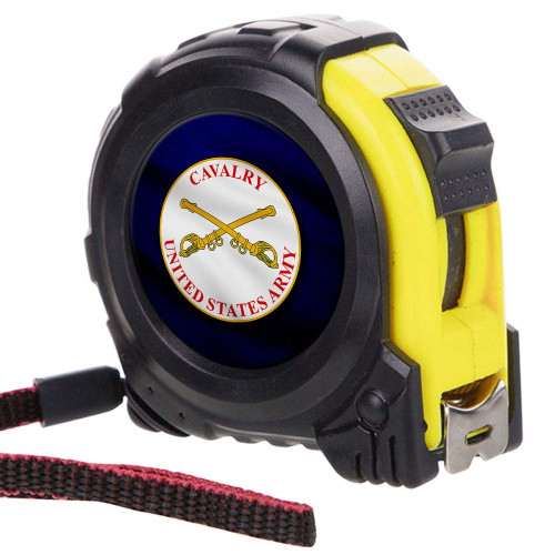 Tape Measure with 16 Foot Steel Tapeline - US Army 4th Cavalry Regiment COA