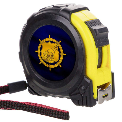 Tape Measure with 16 Foot Steel Tapeline - US Army Transportation Corps, Branch Plaque