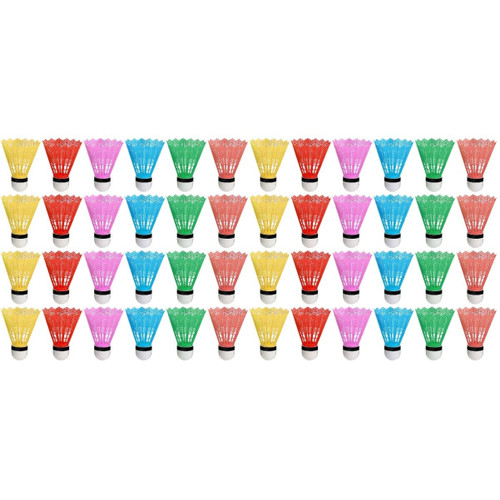 BESPORTBLE 48 Pcs Nylon Badminton Birdies Shuttlecock Badminton Plastic Gym Shuttlecock Shuttlecocks Kids Shuttlecocks Badminton Cork Tennis Balls for Kids Major Badminton Ball Child