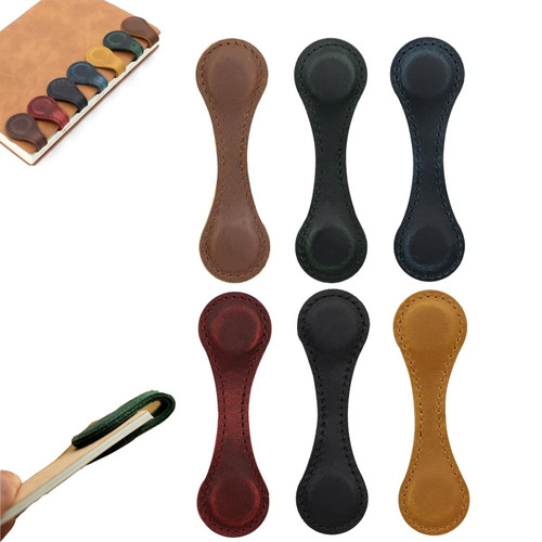 6Pcs Mara Charm Bookmark - Timelessmark - Personalized Magnetic Leather Bookmark, Maracharm Bookmark, Timeless Mark Magnetic Bookmark-6Colors (6Pcs)