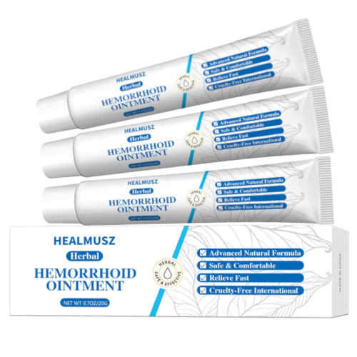 ANEFOSE Healmusz Natural Herbal Hemorrhoids Ointment, Healmusz Hemorrhoid Ointment, Herbal Hemorrhoid Ointment, Organic Herbal Hemorrhoid Cream, 0.7Oz/20g (3PCS) ANEFOSE Healmusz Natural Herbal Hemorrhoids Ointment, Healmusz Hemorrhoid Ointment, Herbal Hemorrhoid Ointment, Organic Herbal Hemorrhoid Cream, 0.7Oz/20g (3PCS)