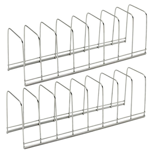 CAXUSD 2pcs Drain Tray Bowl Drying Rack Sink Drain Utensil Holder Rack Dish Holder Dish Tray Cutlery Drying Rack Counter Sink Dish Rack for Kitchen Storage Drainer Rack Stainless Steel