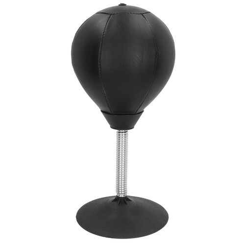 Desktop Punching Bag,PU Leather Standing Desk Punch Ball,Stress Buster Desktop Punching Bag Standing Desk Table Boxing Punch Ball Toy with Suction Cup