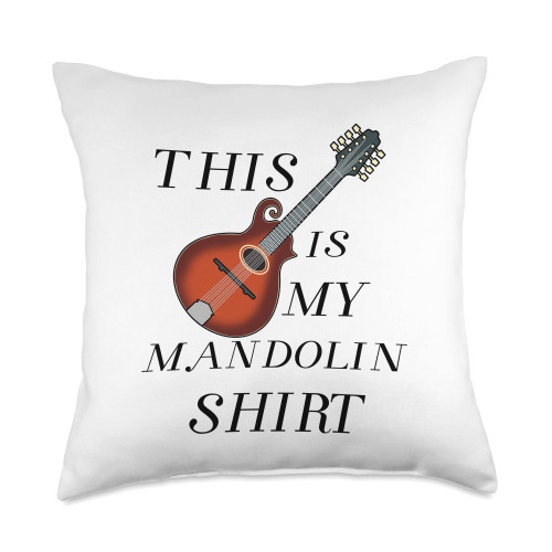Mandolin Player Musician Music Notes Mandolin Funny Saying Musician Squad Throw Pillow, 18x18, Multicolor Mandolin Player Musician Music Notes Mandolin Funny Saying Musician Squad Throw Pillow, 18x18, Multicolor