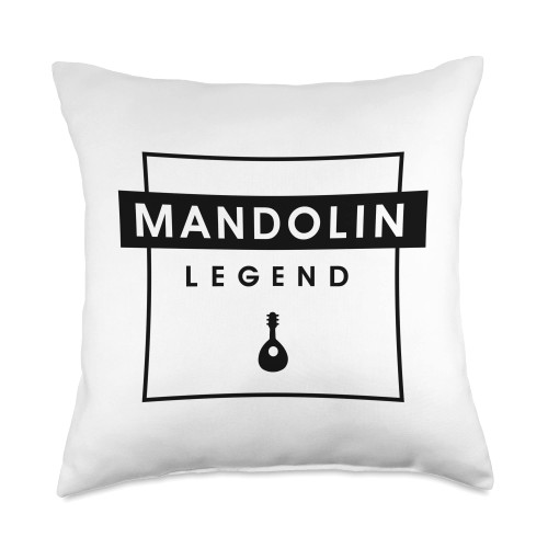 Mandolin Player Musician Music Notes Mandolin Legend Musician Team Bluegrass Throw Pillow, 18x18, Multicolor Mandolin Player Musician Music Notes Mandolin Legend Musician Team Bluegrass Throw Pillow, 18x18, Multicolor