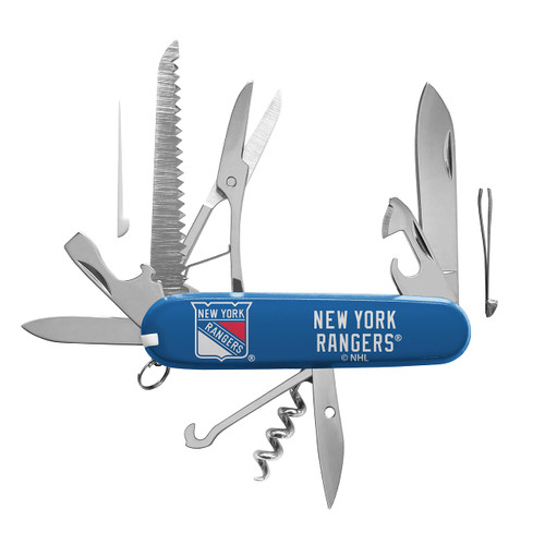 The Sports Vault NHL New York Rangers Classic Pocket Multi-Tool The Sports Vault NHL New York Rangers Classic Pocket Multi-Tool