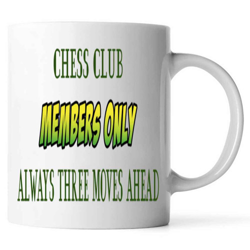 Chess Board Gift Idea for Uncle, Ideal Present for Chess Club Players - Chess Pieces with Quote for Chess Enthusiasts - 11 Oz White Ceramic Coffee Mug