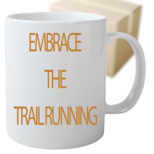 Nature Lovers Gift - Just Roll with It - Winged Roller Skate Quote - for Trail Runners - 11 Oz White Ceramic Coffee Mug