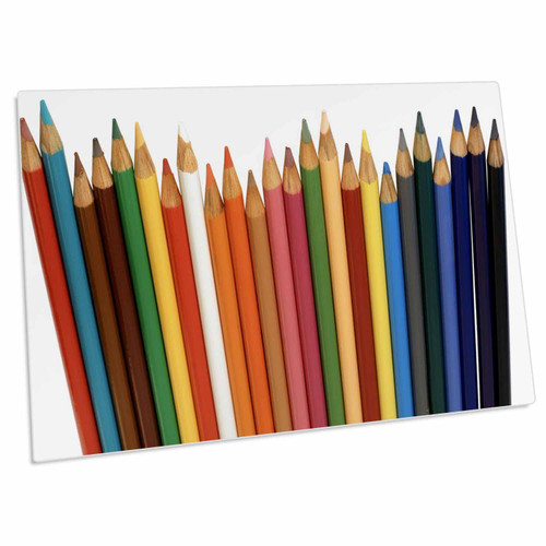 3dRose Close Up of Coloured Crayons or Pencils - Desk Pad Place Mats (dpd-181604-1) 3dRose Close Up of Coloured Crayons or Pencils - Desk Pad Place Mats (dpd-181604-1)
