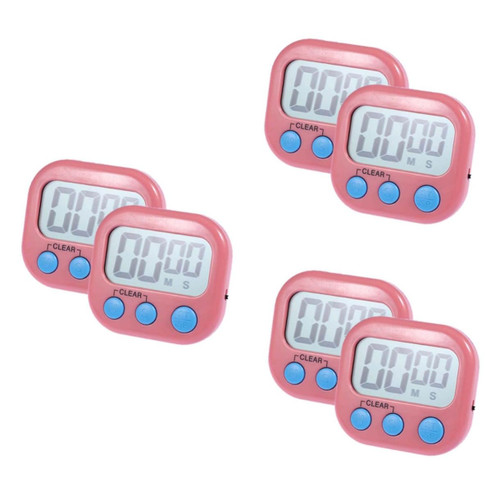 6 Pcs Timers for Kitchen Timer Digital Clocks Calm Down Corner Supplies Timer for Kids Digital Timer Cooking Timer Electric Timer Digital Kitchen Kid Clock Child Magnetic Stopwatch