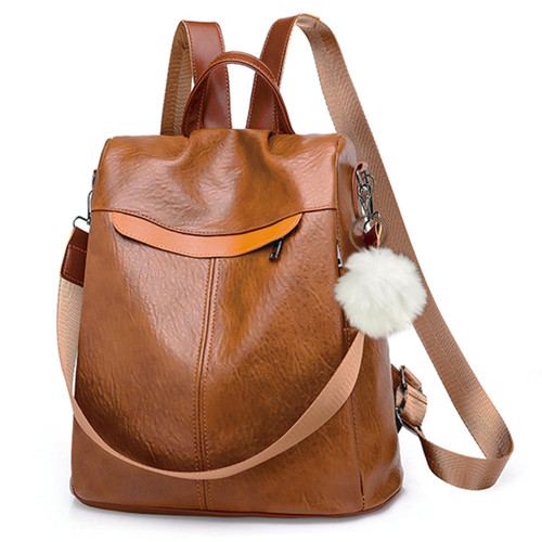 Ecoyin Backpack Purse for Women Fashion Leather Anti-theft Backpacks Ladies PU Handbags Travel Casual Shoulder Bags (BP01T)