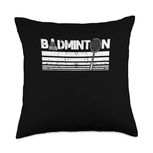 Shuttlecock Birdie Badminton Funny Shuttle Racket Ball Throw Pillow