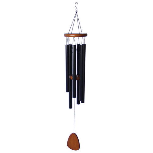 DYREOOE Wind Chimes, 32 Inches Aluminum Wind Chimes Outdoor, Black Wind Chimes Suitable for Patio, Backyard, Garden Decor for Outside Clearance, Wind Chimes Personalized with 6 Tuned Tubes DYREOOE Wind Chimes, 32 Inches Aluminum Wind Chimes Outdoor, Black Wind Chimes Suitable for Patio, Backyard, Garden Decor for Outside Clearance, Wind Chimes Personalized with 6 Tuned Tubes