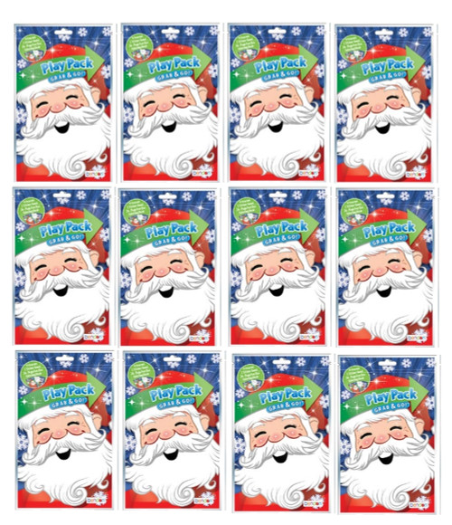 Bendon Publishing Holiday Grab and Go Play Packs Feat. Santa 12ct