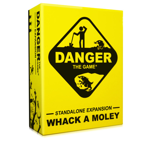 ORIGAMI WHALE Danger The Game - Whack A Moley: Party Card Game of Bizarre Dangers and Rescues | Standalone Expansion