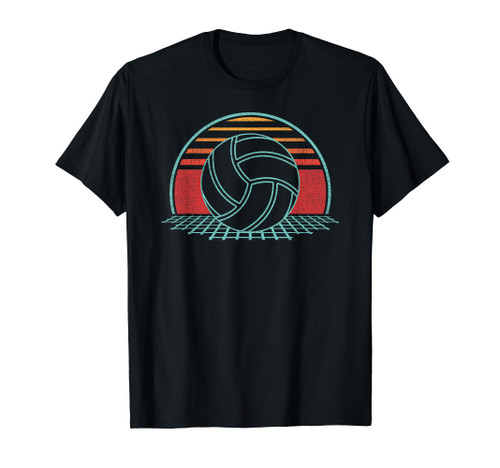 Volleyball Lover Retro Vintage 80s Style Player T-Shirt