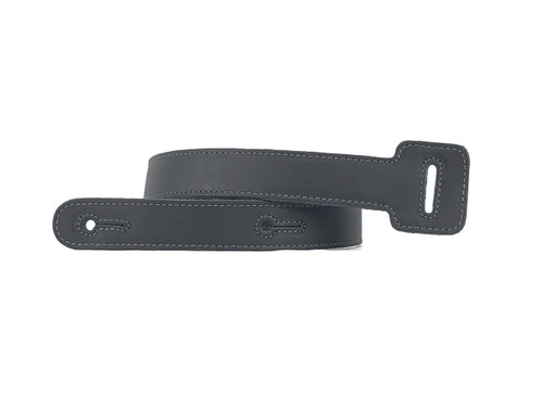 Anthology Gear "Jumbo Tongue Full Grain Leather Guitar Strap Extension (Carbon Black)