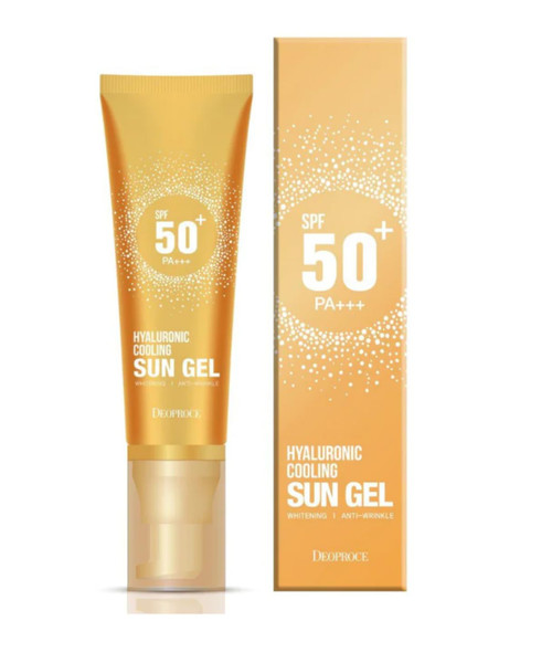 Deoproce Hyaluronic Cooling Sun Gel SPF50+ PA+++ 50g Korean Skincare Suncream