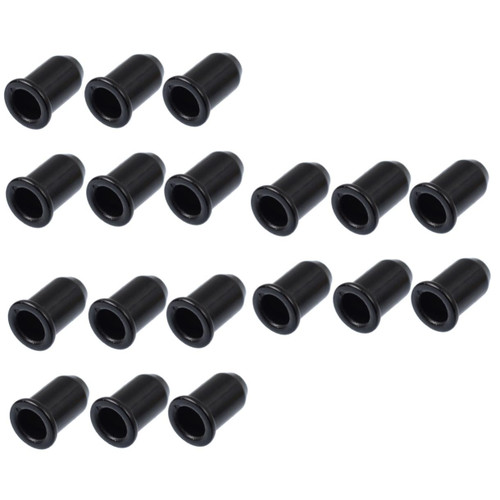 ibasenice 90 Pcs String Metal Body Guitar Accesories Winding Ferrules Bass Guitar Accessories Pierced Ferrules Guitar Ferrules Bass Mounting Ferrules Electric Guitar The Strings
