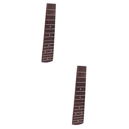 SUPVOX 2pcs 21 Rosewood Fingerboard Rosewood Fretboard Bamboo Ukulele