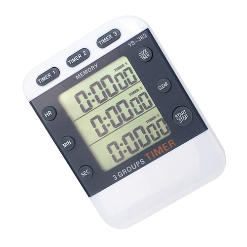 BESPORTBLE 3 Digital Clocks Magnetic Timer Clock for Office Students Timer Electronic Kitchen Timer Digital Classroom Clock Countdown Timer Movement Timer Reminder Stopwatch Sports