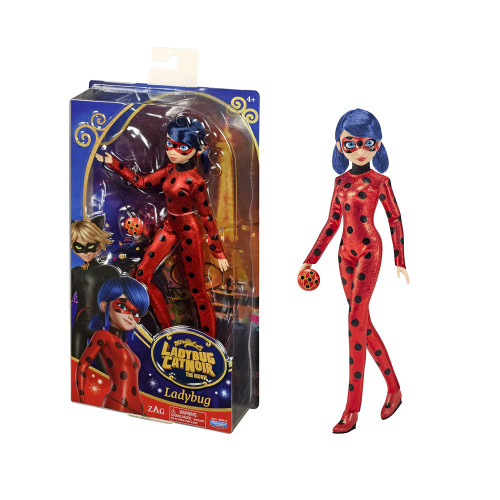 Miraculous Ladybug & Cat Noir Movie Exclusive 10.5" Ladybug Fashion Doll, Movie Accessory