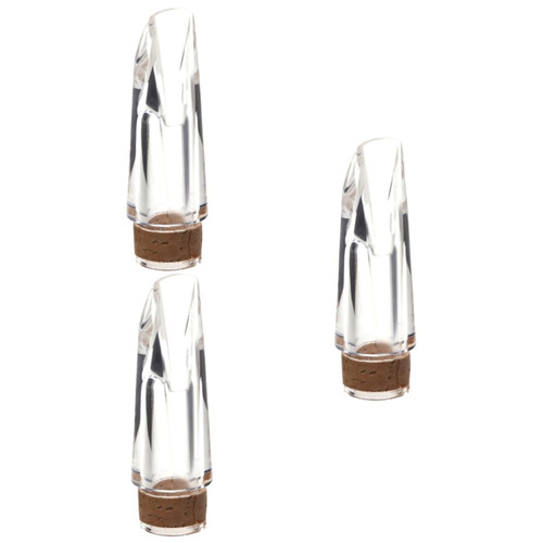 ibasenice Bb Clarinet 3pcs Patch Clarinet Woodwinds Clarinet Clarinet Accessories Clarinet Cover Cap Clariton Transparent Clarinet Bass Clary Musical Instruments