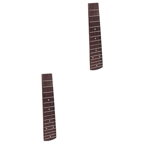 VICASKY 2pcs 21 Rosewood Fretboard Rosewood Fingerboard Bamboo Ukulele