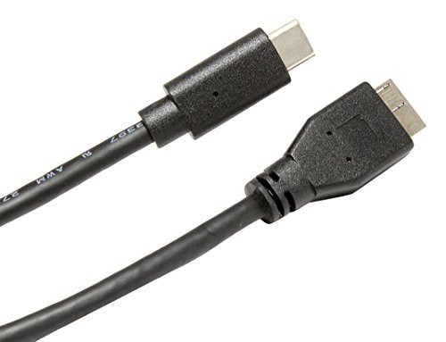 USB 3.1 Type C (USB-C) to USB 3.0 Micro-B Cable, 1.5FT/0.5M