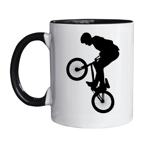Awesome Gift for Enthusiasts Cool Cycling for Who Love to Stunt Ride 11oz 15oz Inner Color Accent Mug Awesome Gift for Enthusiasts Cool Cycling for Who Love to Stunt Ride 11oz 15oz Inner Color Accent Mug
