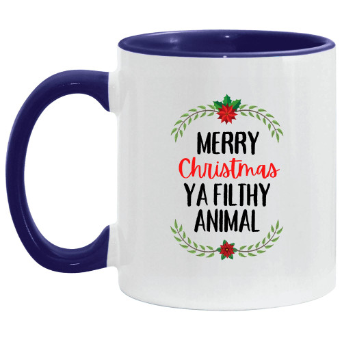 Christmas Gift Idea for Humor Fans Merry Christmas Holiday Fun 11oz 15oz Inner Color Accent Mug