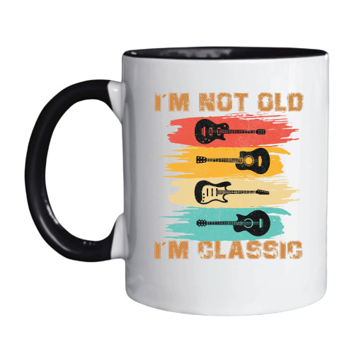 Gift for Acoustic Guitar Lovers Cool Player Mug Design 11oz 15oz Inner Color Accent Mug Gift for Acoustic Guitar Lovers Cool Player Mug Design 11oz 15oz Inner Color Accent Mug