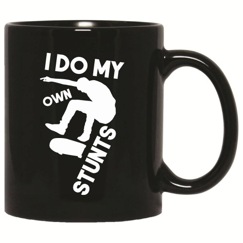 Gift Idea Skate Skateboard Skateboarding for Brother Sister Son Daughter Boyfriend Girlfriend 11oz 15oz Black Coffee Mug