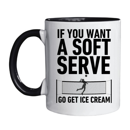 Women Girls Volleyball Players Gift Idea 11oz 15oz Inner Color Accent Mug Women Girls Volleyball Players Gift Idea 11oz 15oz Inner Color Accent Mug