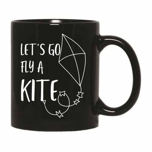 Flying Kites Cute Kite Kite Flyer Gift 11oz 15oz Black Coffee Mug